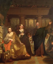 La fiesta de Belsasar, 1817-43 (detalle)